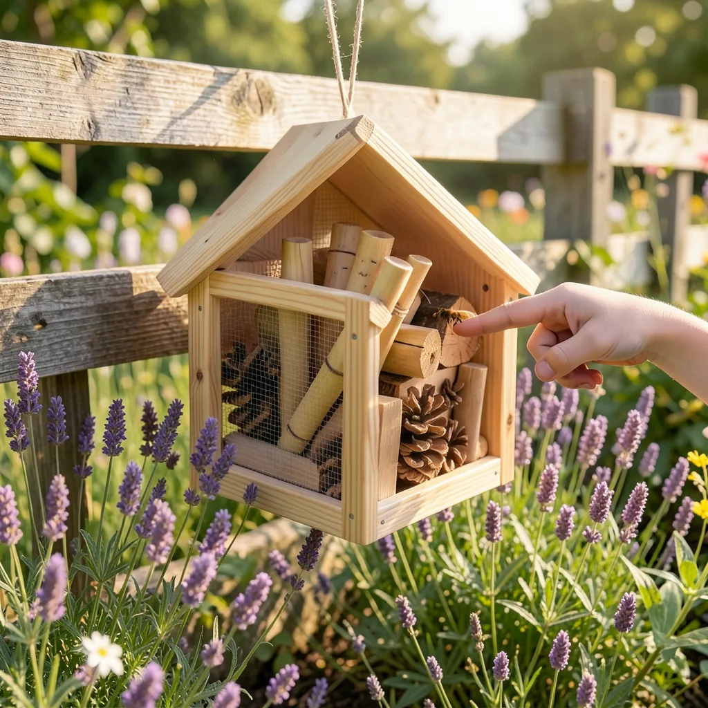 Bug Inn build-your-own insect hotel in use at home