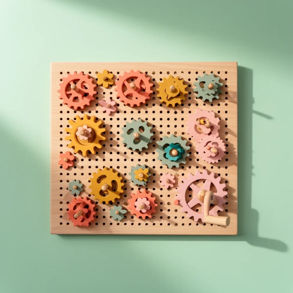 Clockwork Garden, wall-mounted gear board
