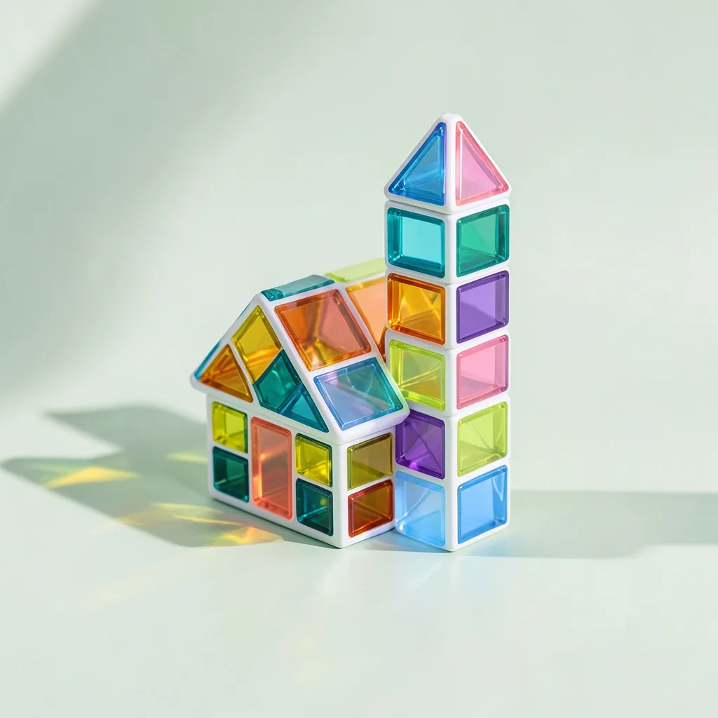 Glint Tiles, magnetic building tiles