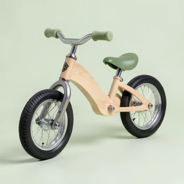 Pathfinder Balance Bike, 12" balance bike with birch frame