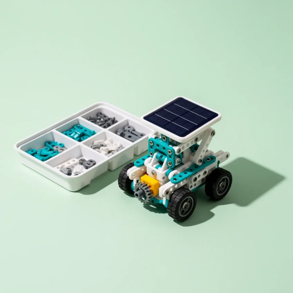 Sunbot 6-in-1, solar robot building kit